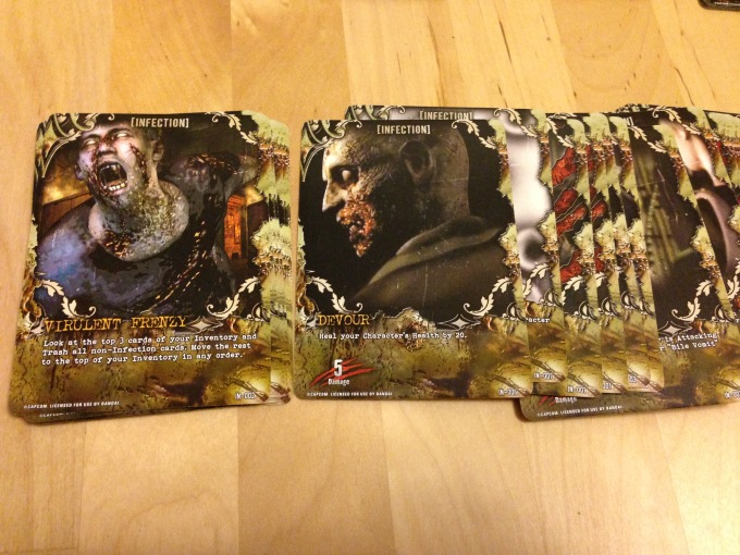The Infection cards you draw will become your attack cards when you zombify