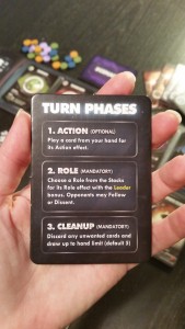 Even though you have many options each turn, the rules are very straightforward.